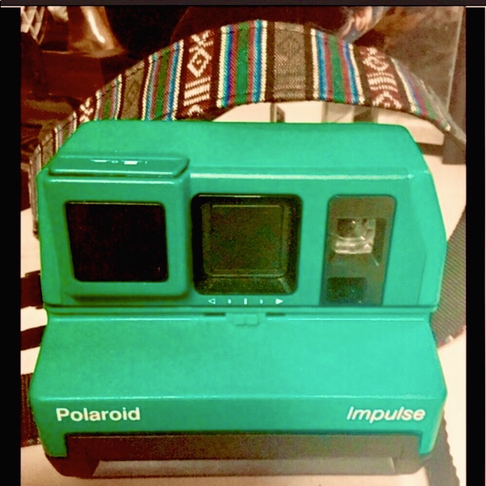 Vintage Polaroid Instant Camera: Impulse Ed., Jade Green-Rare & Retro & WORKING!